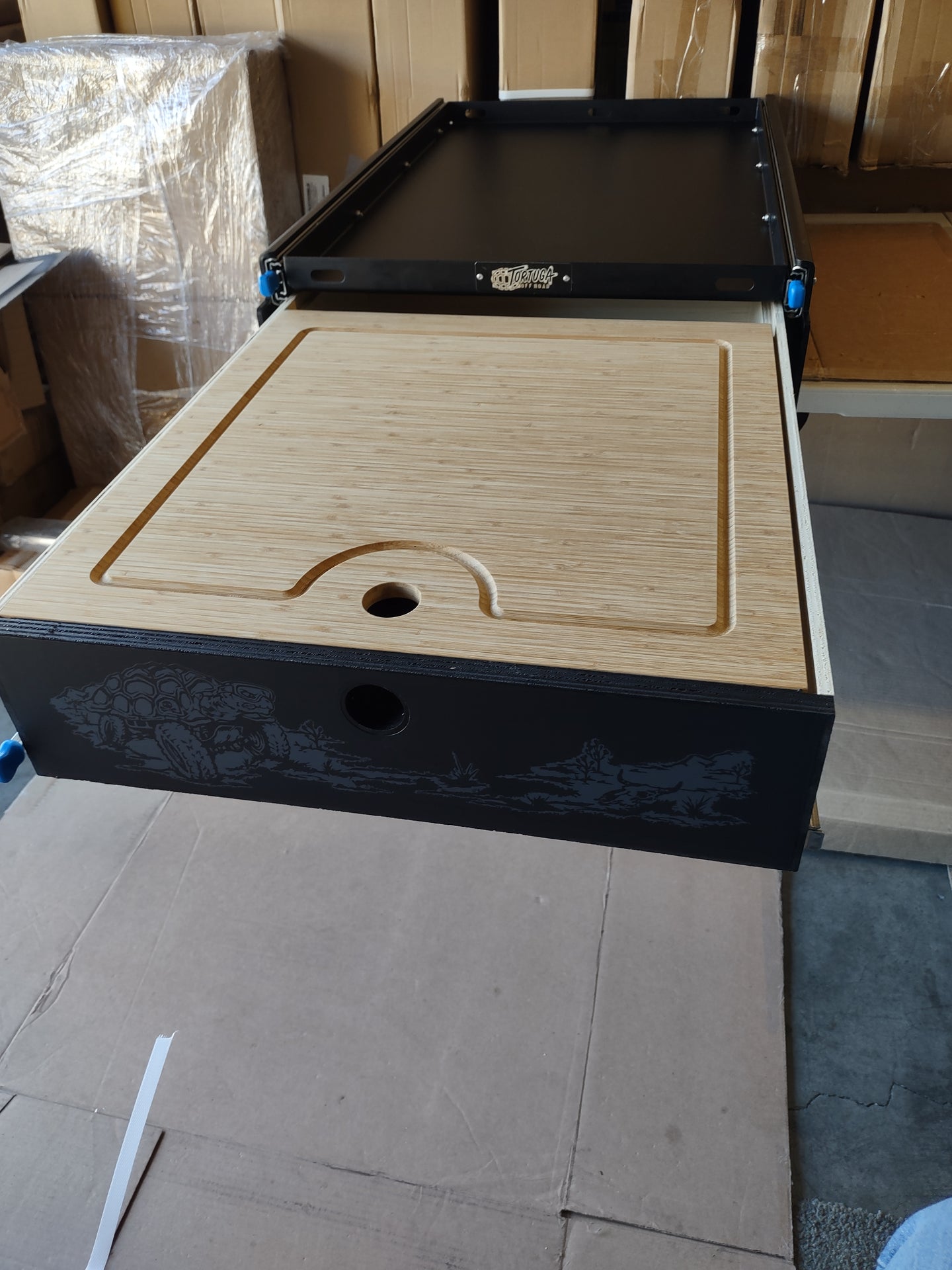 ALUMINUM Fridge Slide/Drawer Combo