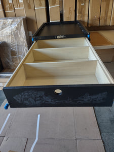 ALUMINUM Fridge Slide/Drawer Combo