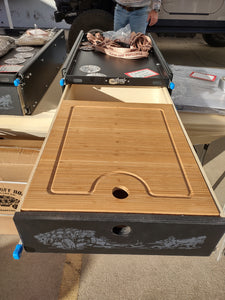 ALUMINUM Fridge Slide/Drawer Combo