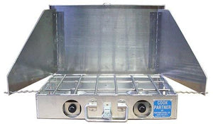 Cook Partner Stove 18" 2 burner w/ lid