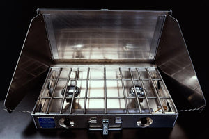 Cook Partner Stove 22" 2 burner w/windscreen